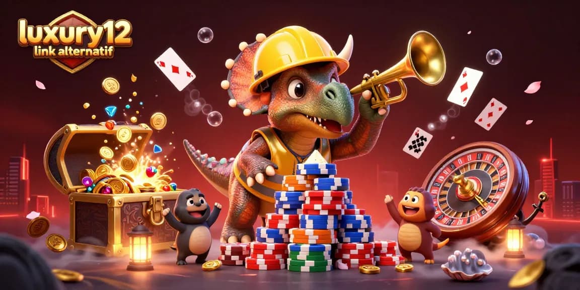 Engage with luxury12 link alternatif in a vibrant 3D scene showcasing wins, celebration, and thrill!