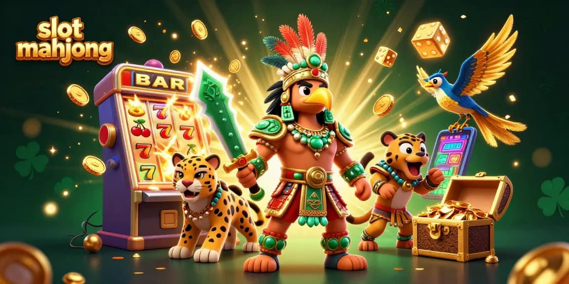 Spin the massive slot mahjong machine for a chance at exciting jackpots with vibrant visuals.