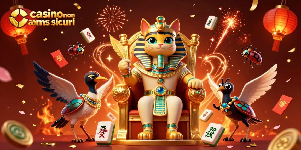 Cattura l'azione nei migliori casino non AAMS sicuri, con simboli fortunati e atmosfera coinvolgente.