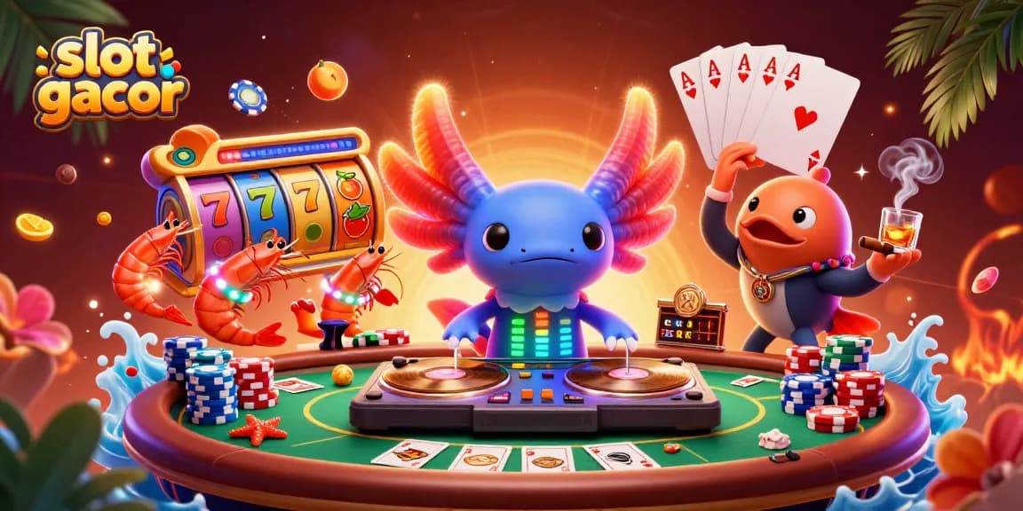 Menangkan slot gacor dengan gambar dinamis dadu dan simbol buah yang berkilauan.