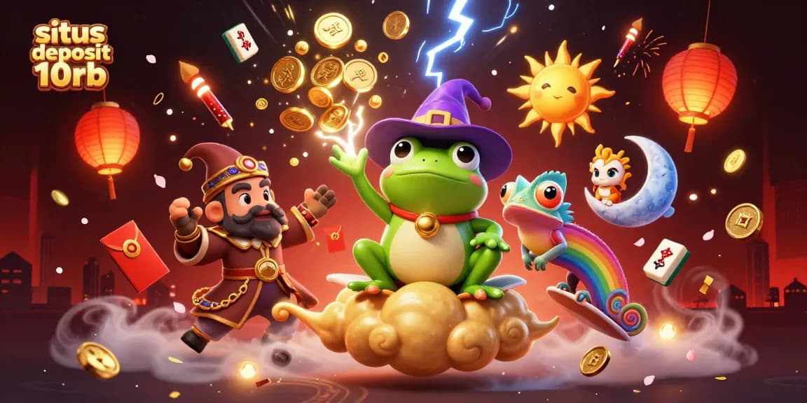 Engage in exciting gameplay with situs deposit 10rb featuring magical creatures and vibrant casino elements.