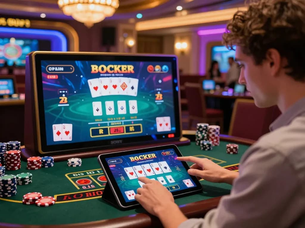 Exciting baccarat사이트 gameplay on a digital platform with engaging graphics and user interaction