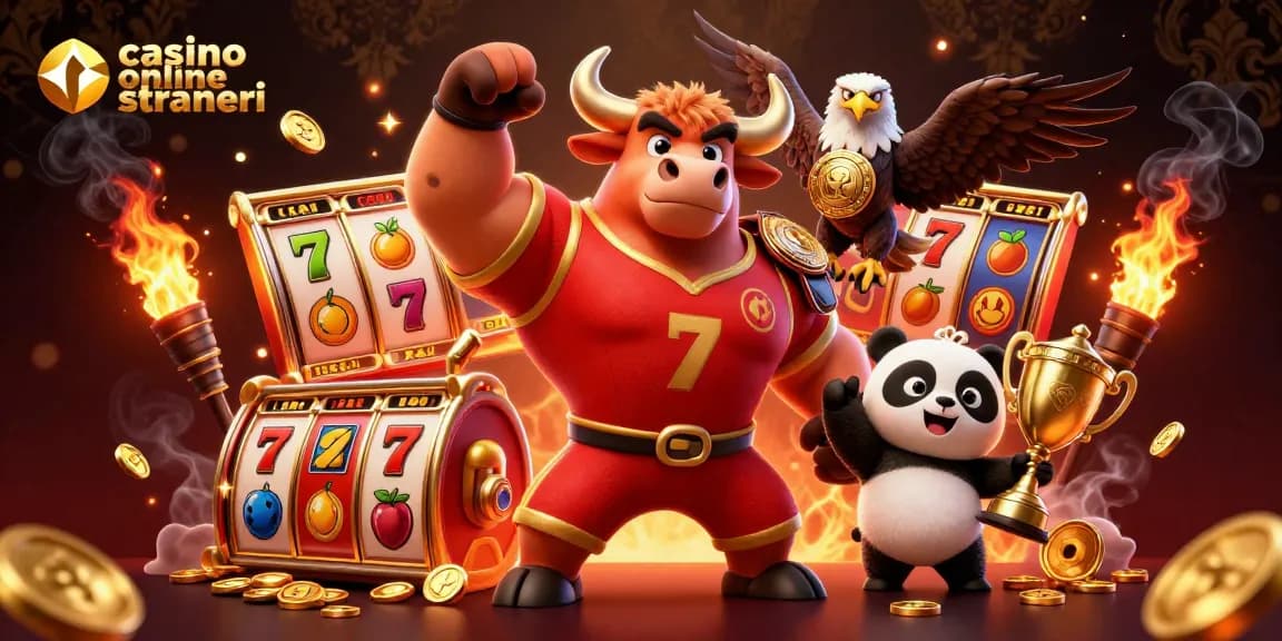 Scopri l'emozione dei casinò online stranieri con personaggi 3D dinamici che festeggiano le vittorie.