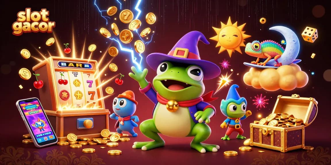 Raih jackpot besar dengan slot gacor yang penuh koin emas dalam ilustrasi menarik