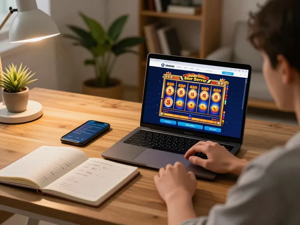 Play on slot server thailand gacor with vibrant graphics and strategic betting notes at home