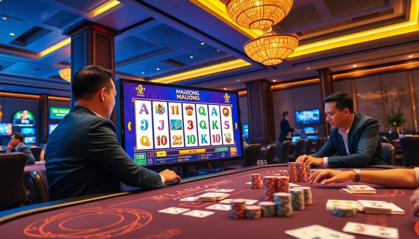 Play thrilling slot demo mahjong with vibrant animations and engaging casino atmosphere.