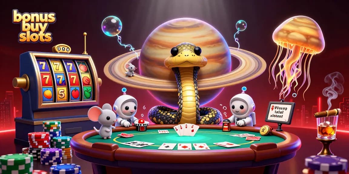 Engage with thrilling bonus buy slots as tiny astronaut mice place bets on a cosmic roulette wheel.
