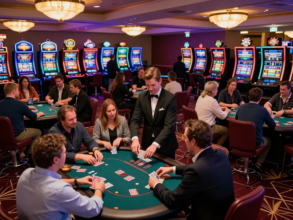 Experience thrilling gameplay at hakobhakobyanart poker tables with dynamic dealers and lively players.