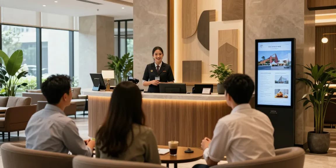 rokok 88 welcoming hotel lobby with friendly staff and calming ambiance