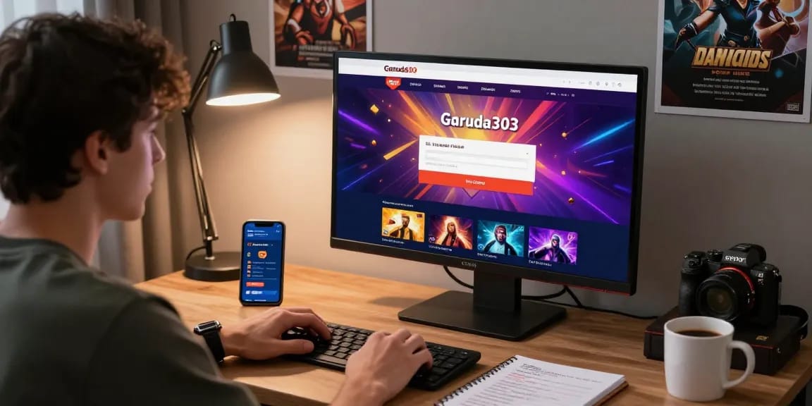 Engaging garuda303 login scene showcasing vibrant online betting options and a user-friendly interface.