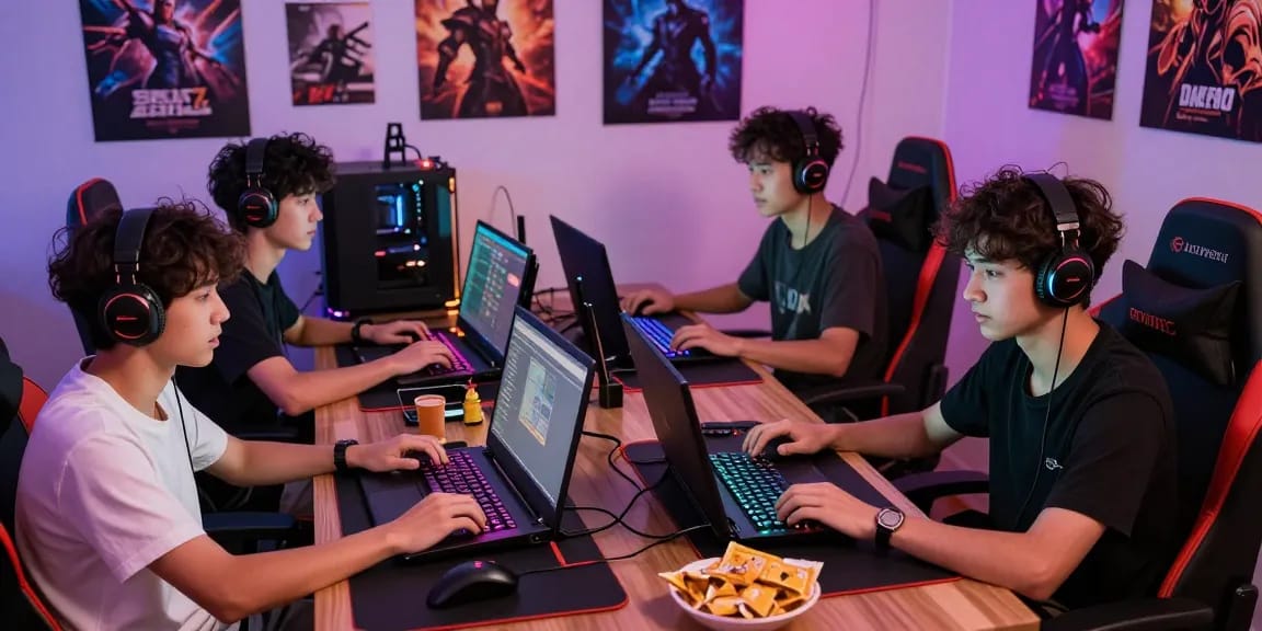 Topup akun game secara gratis biaya admin menggunakan metode QRIS di NAGA2000, suasana gaming yang seru.