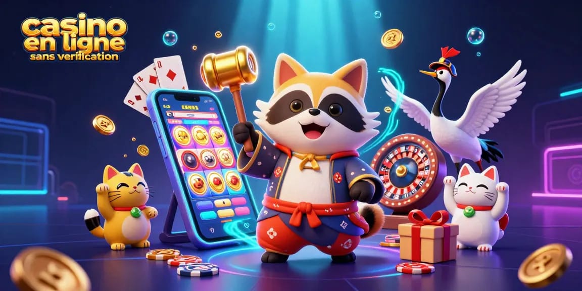 Jouez à des jeux dynamiques au casino en ligne sans vérification avec des personnages passionnants et des éléments dynamiques.