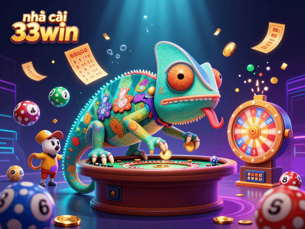 Bet on excitement at nhà cái 33win with vibrant colors and dynamic game elements.