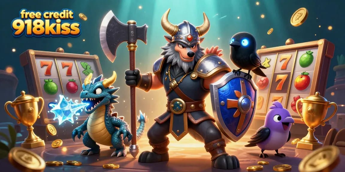 Engage in exciting gameplay with free credit 918kiss while enjoying dynamic slot elements and vibrant characters.