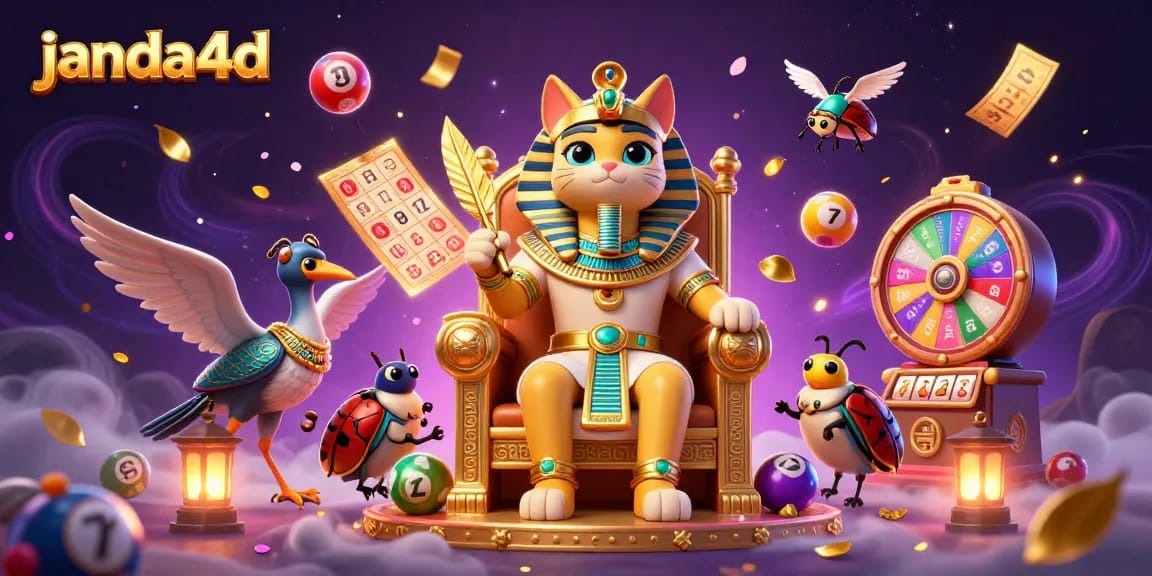 Permainan seru di janda4d dengan kucing pharaoh dan elemen kasino yang mengesankan.