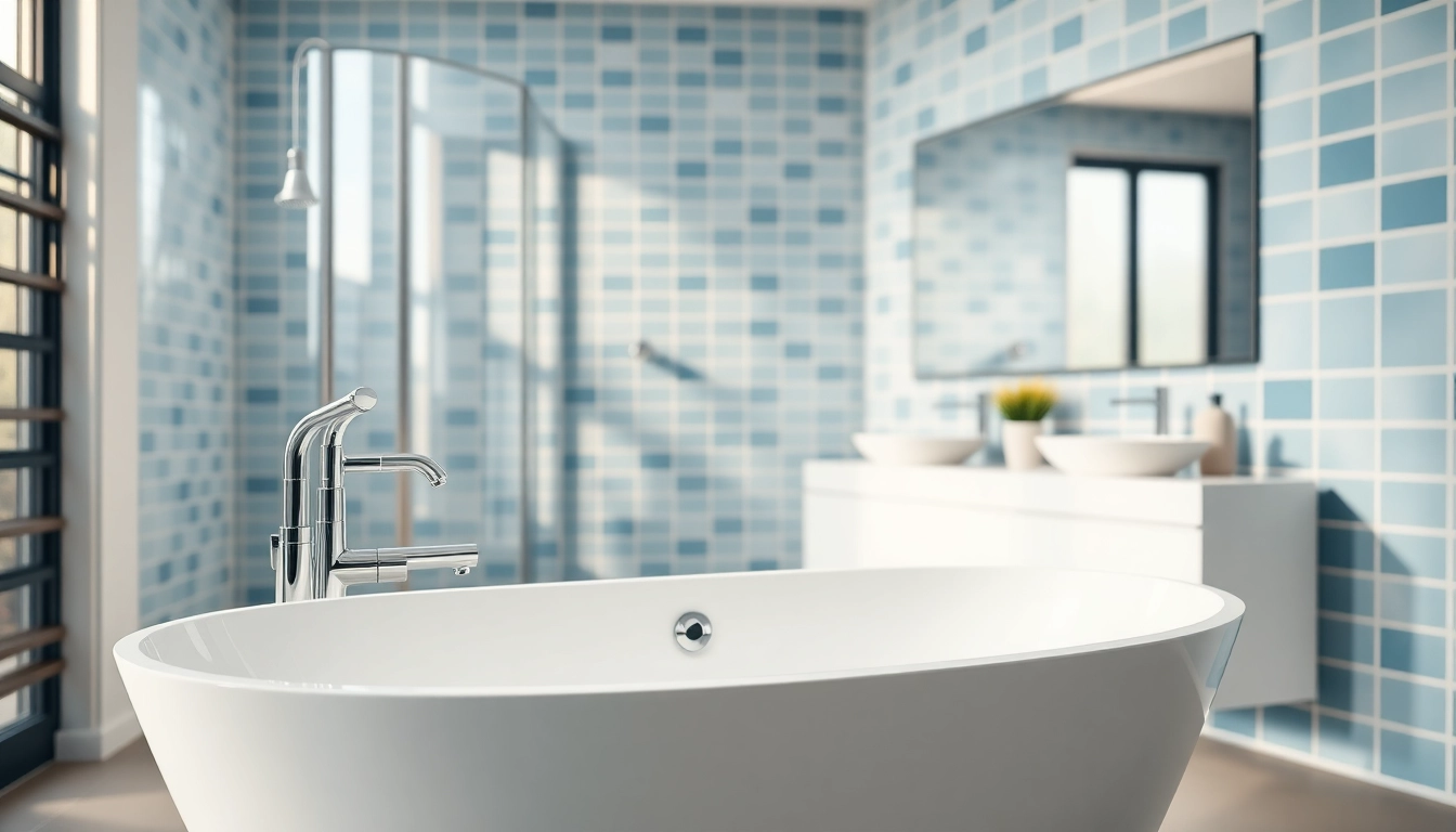 Transform your space with expert bathroom installation Trafford services showcasing modern design.
