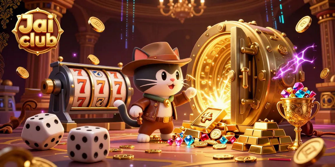 Experience thrilling gameplay at Jai club with ancient treasures and vibrant casino elements.