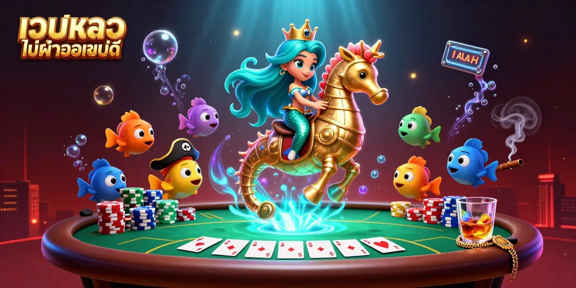 สนุกกับเกมสล็อตเว็บตรงไม่ผ่านเอเย่นต์ พร้อมการ์ตูนเซียนโป๊กเกอร์ในบรรยากาศคาสิโน