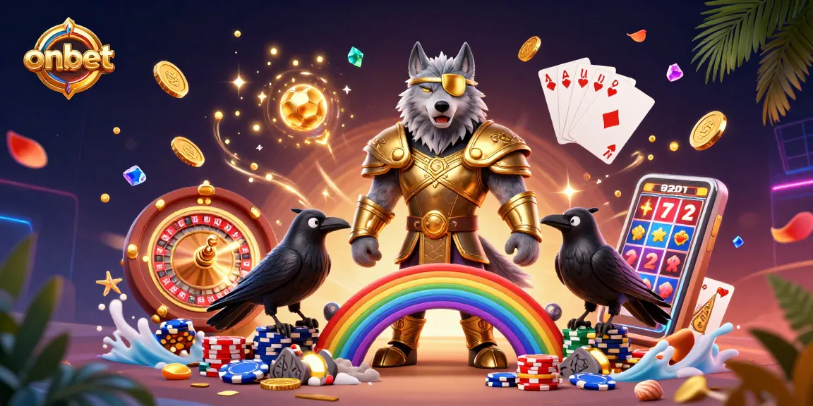 Experience thrilling adventures at onbet's vibrant casino universe filled with golden treasures.