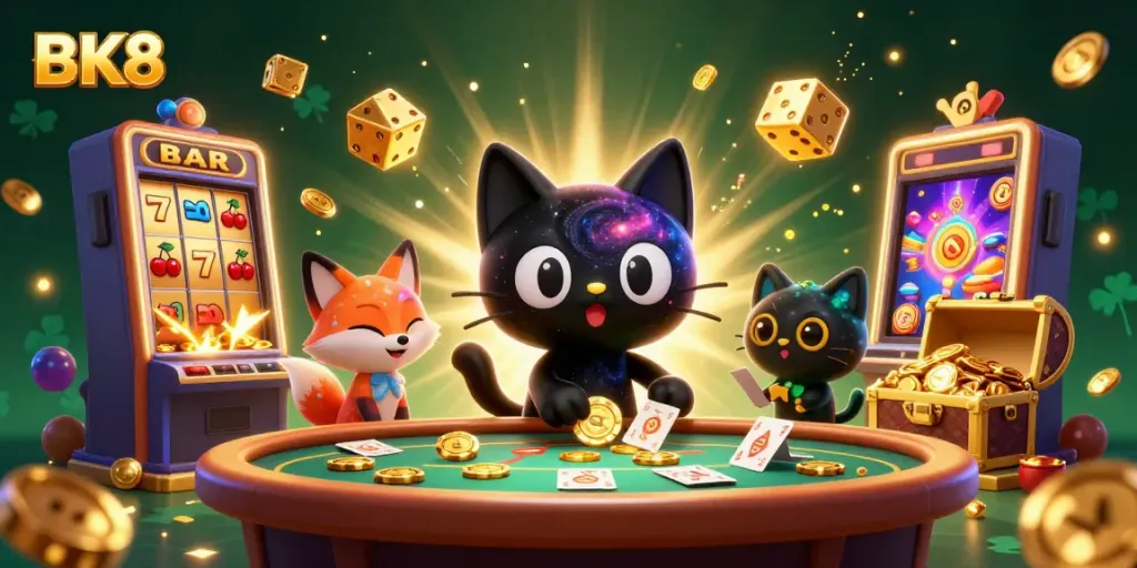 Experience thrilling games at BK8 with colorful casino action and dynamic characters.