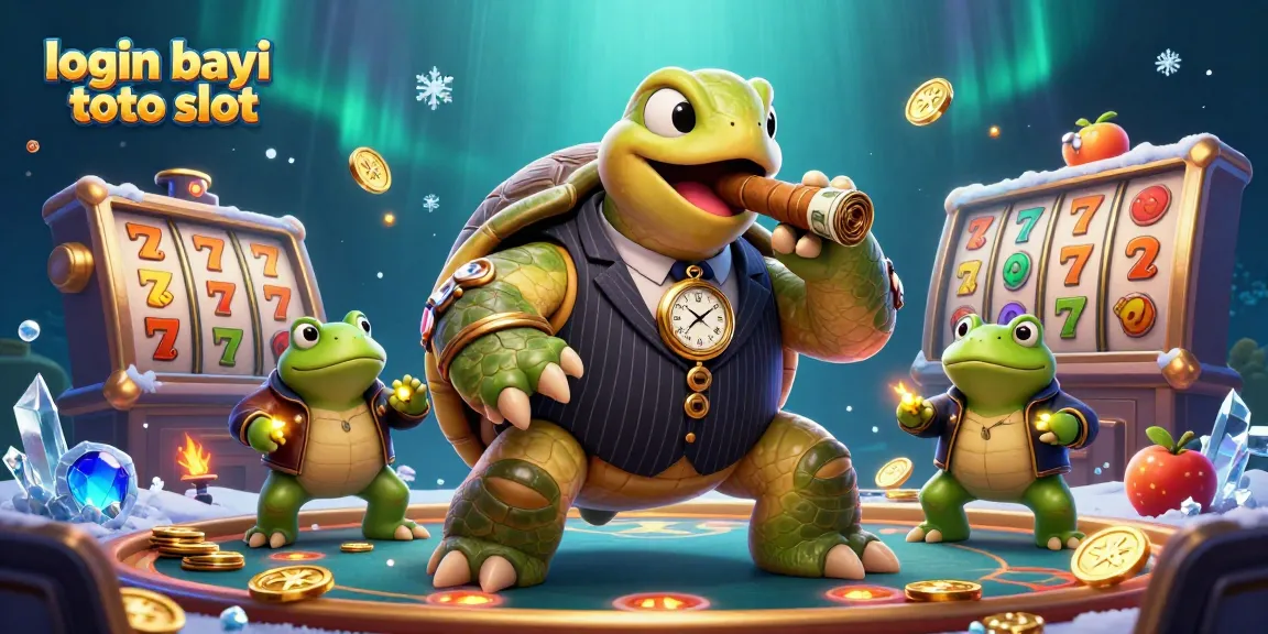Experience winning thrills with login bayi toto slot featuring vibrant casino elements and fun illustrations.
