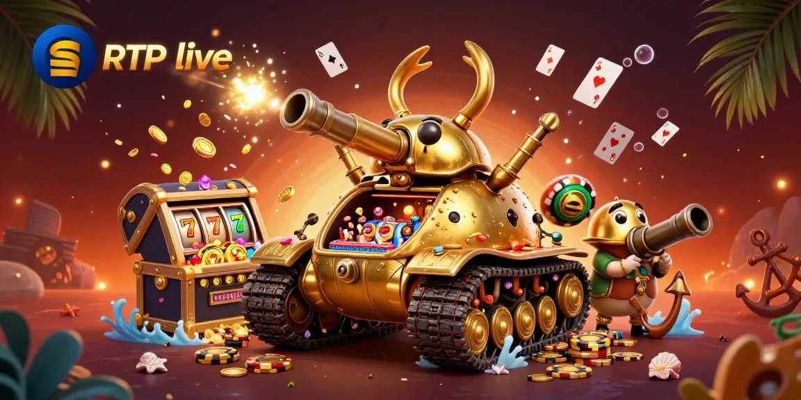 Play and win with RTP live casino games featured in this vibrant, dynamic illustration.