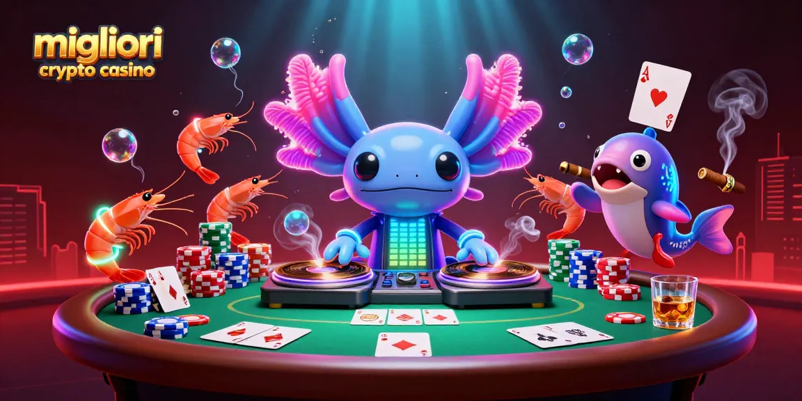 Vivi un'emozionante esperienza nei migliori crypto casino mentre giochi a poker con amici in un mondo colorato e vibrante.