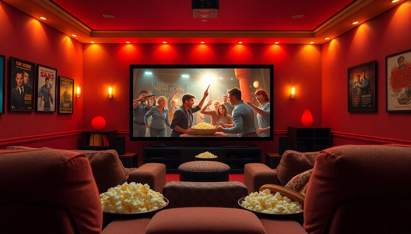 ดูหนังที่มีบรรยากาศอบอุ่นในโรงภาพยนตร์ที่บ้าน