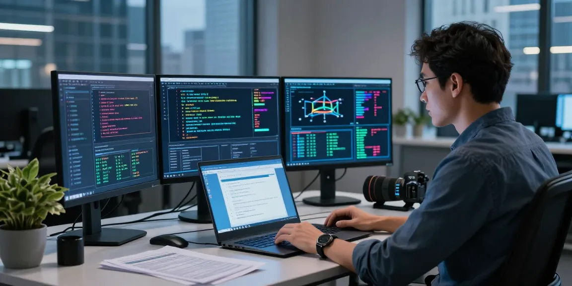 Cybersecurity expert analyzing shs-dome5.com vulnerabilities at modern workstation.
