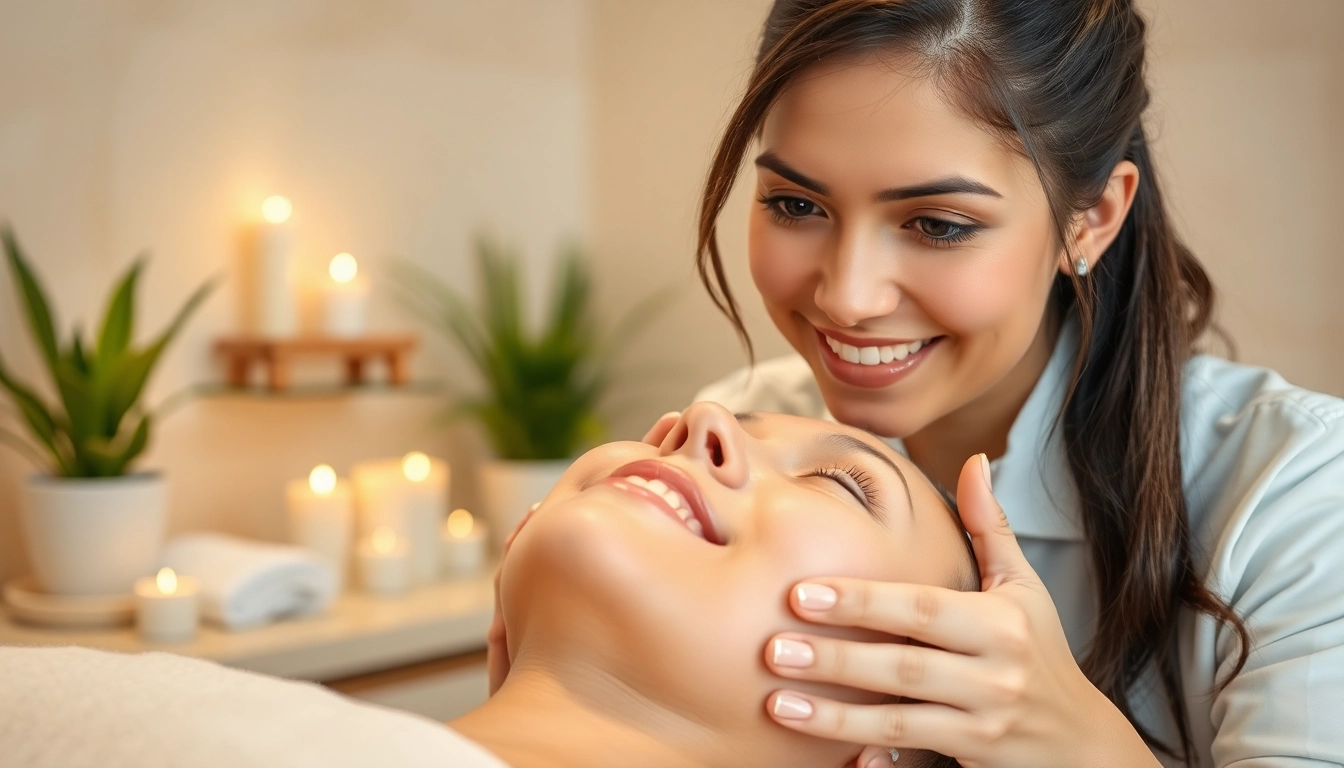 Esthetician Queens NY providing a rejuvenating facial treatment in a serene spa ambiance.