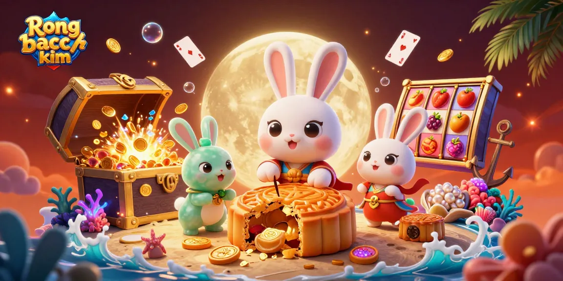Win at Rong bach kim with a vibrant scene showcasing traditional elements and lively casino dynamics.