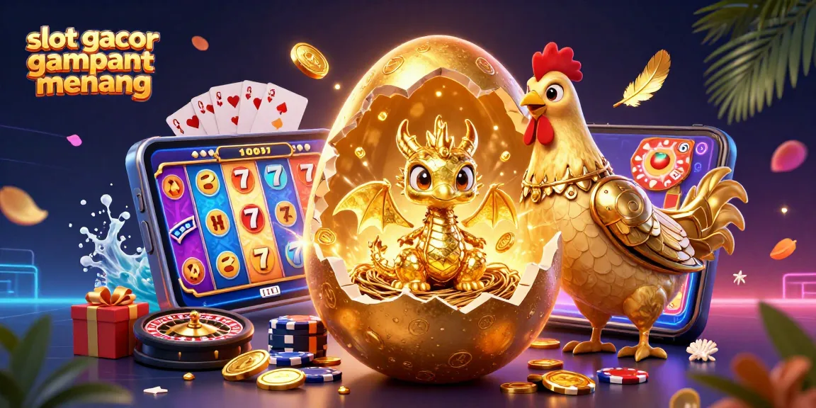 Experience the thrill of winning with slot gacor gampang menang in this vibrant casino scene.