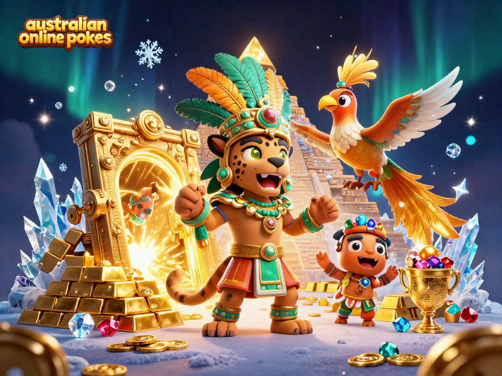 Play australian online pokies with excitement, featuring vibrant treasures and thrilling elements.