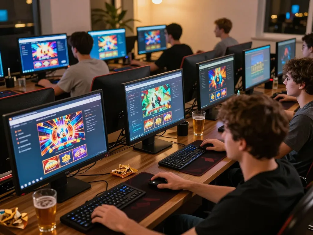 Players engaging in exciting online gameplay at 92slot, showcasing dynamic casino experiences