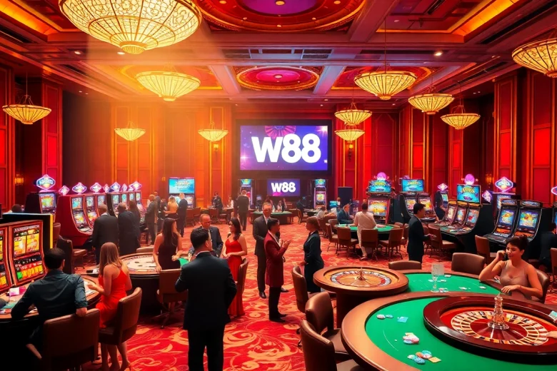 Cảm nhận sự hồi hộp khi chiến thắng với liên kết truy cập W88 tại bàn casino sang trọng.