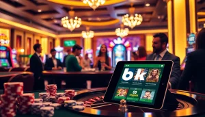 Experience thrilling gambling moments at bk8 with luxurious casino elements and engaging gameplay.