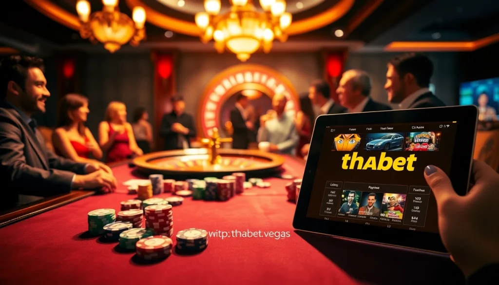 Experience vibrant gambling action at https://thabet.vegas/ with poker tables and roulette excitement.