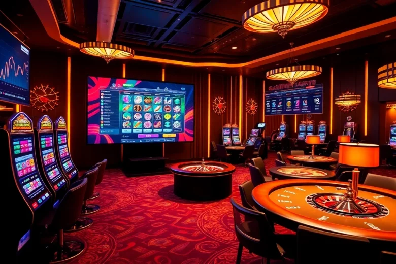 Players enjoying the extensive gaming options at https://rr88.wales/ with engaging betting activities and vibrant casino elements.