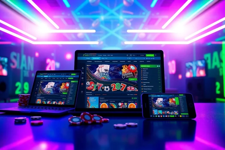 Experience the captivating online betting interface at https://acb8.buzz/ showcasing a vibrant gaming environment.