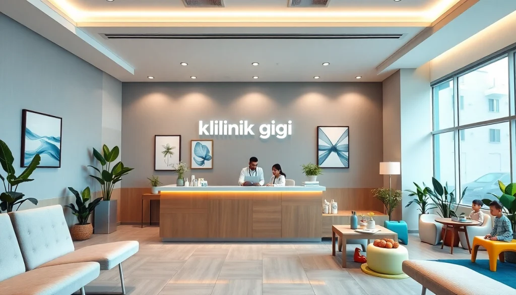 klinik gigi near me welcoming modern dental clinic waiting area