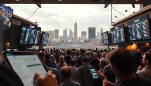 Visual representation of sports betting sites Texas with dynamic action and engaging elements.