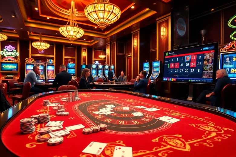 Experience the thrill of nhà cái uu88 at a luxurious casino table with exciting gaming elements.