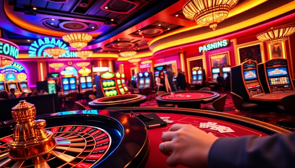 Experience the thrill of gambling at a luxurious casino table with action on "Nếu như vậy bám vào đây".