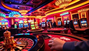 Experience the thrill of gambling at a luxurious casino table with action on "Nếu như vậy bám vào đây".