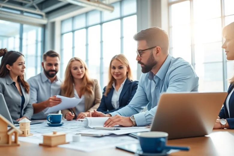 Southern California contractors association professionals collaborating on construction projects.