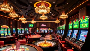 Rasakan sensasi "datuk win" di kasino mewah yang menampilkan kegembiraan permainan yang hidup.