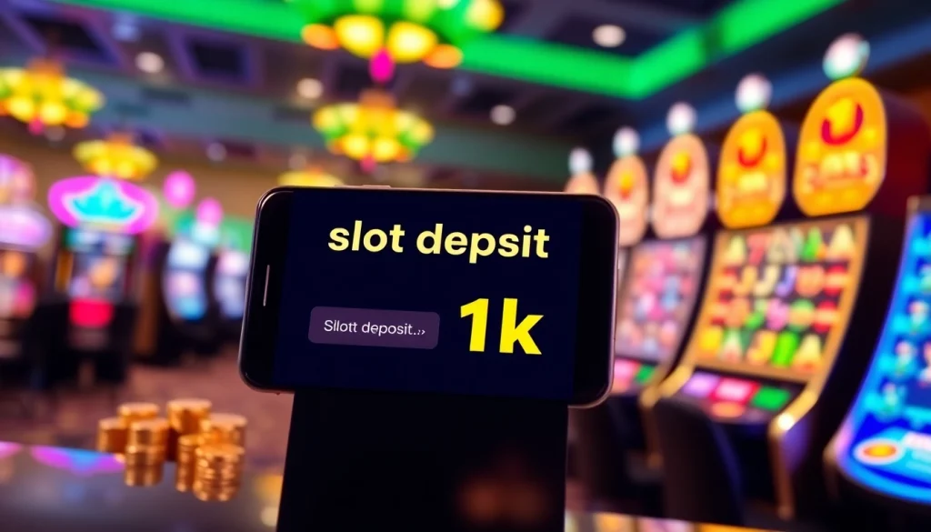 Mendaftar untuk slot deposit 1k dengan tampilan smartphone yang jelas dan menarik.
