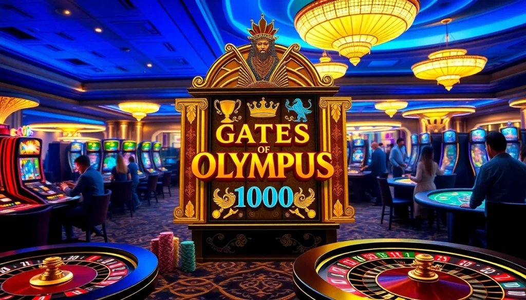 Rasakan keseruan Olympus 1000 dengan mesin slot yang elegan dan meja kasino yang penuh warna.