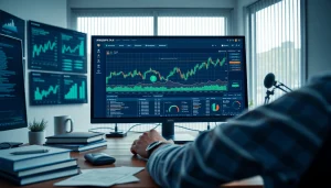 Visual representation of infosec concepts in a modern workspace with price tracking tools.