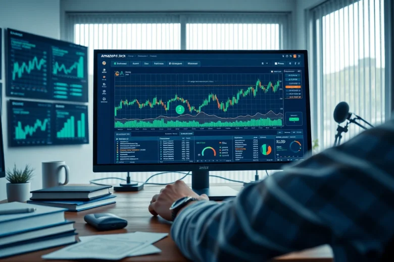 Visual representation of infosec concepts in a modern workspace with price tracking tools.